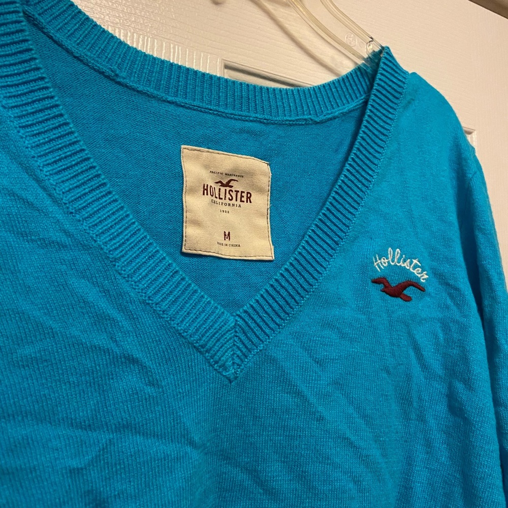 Vibrant Blue Hollister Sweater in M